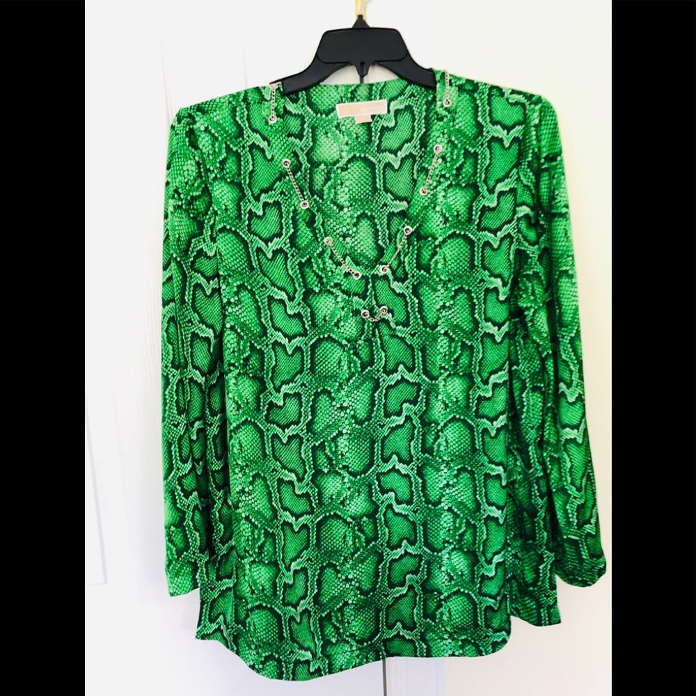 Michael Kors tunic women’s shirt animal print, XL